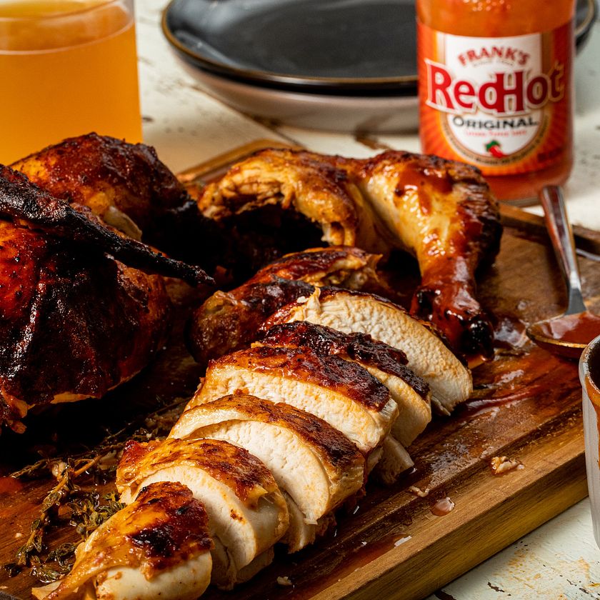 Spicy Cajun BBQ BeerCan Chicken Recipe Frank's RedHot US